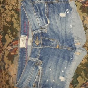 Jean shorts, (low waist) Good used condition